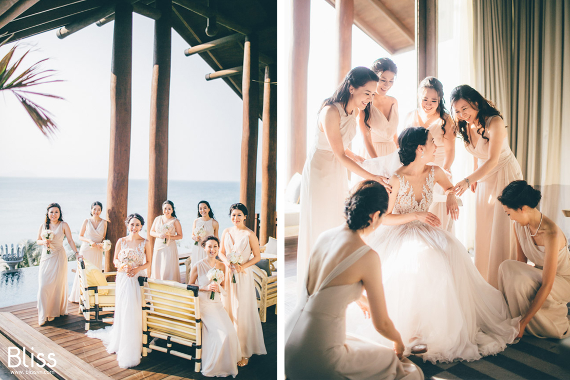 tiệc cưới bãi biển intercontinental đà nẵng bliss wedding planner việt nam