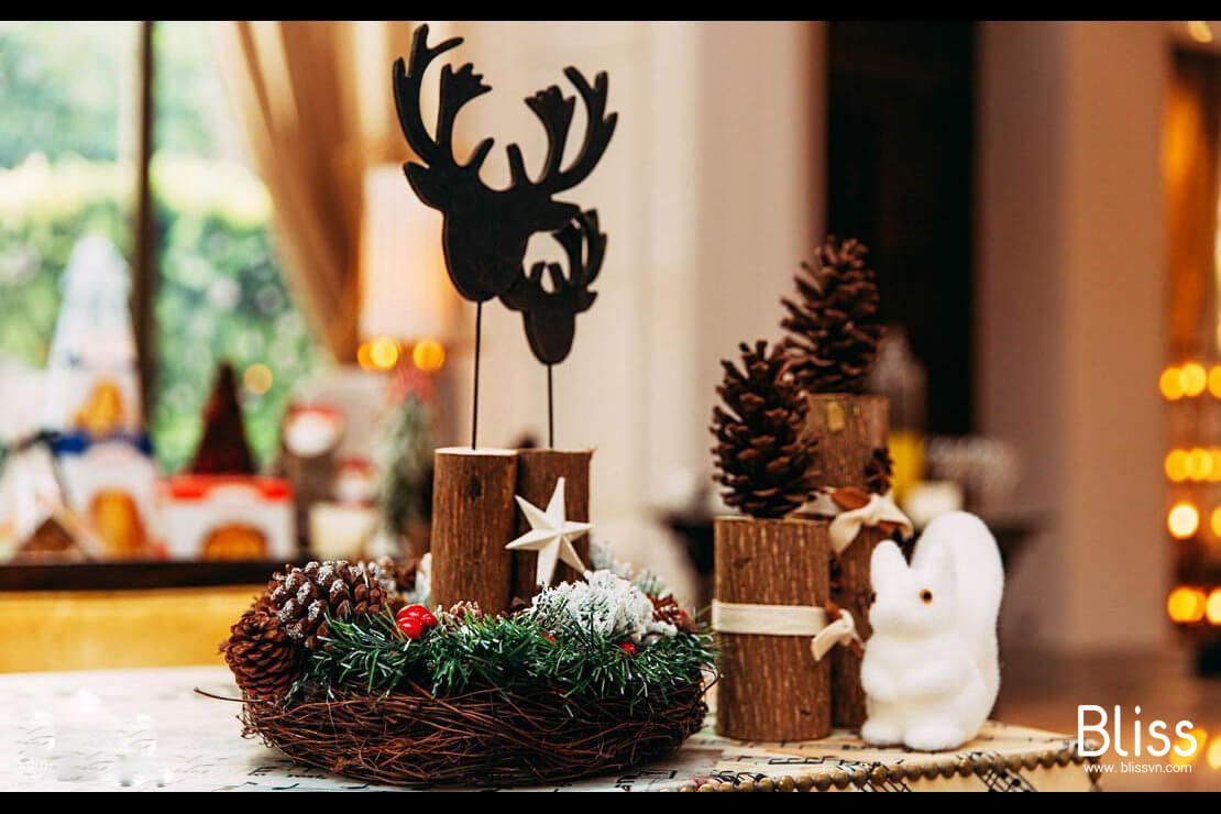 trang trí noel tại khách sạn bliss decor việt nam