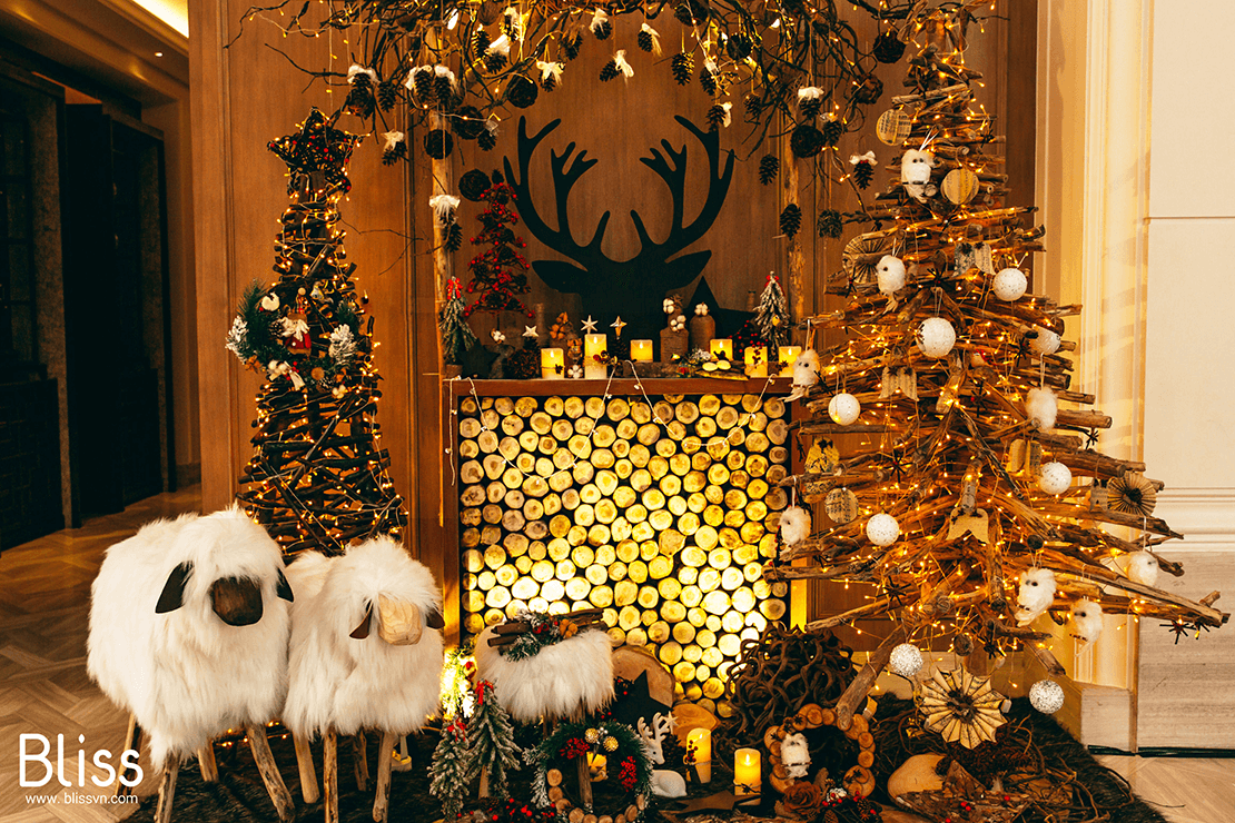 christmas xmas hotel decoration in vietnam by bliss decor vietnam