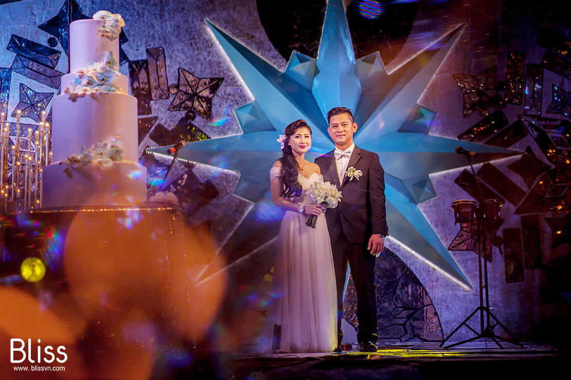 xmas wedding decoration in vietnam by bliss wedding planner vietnam