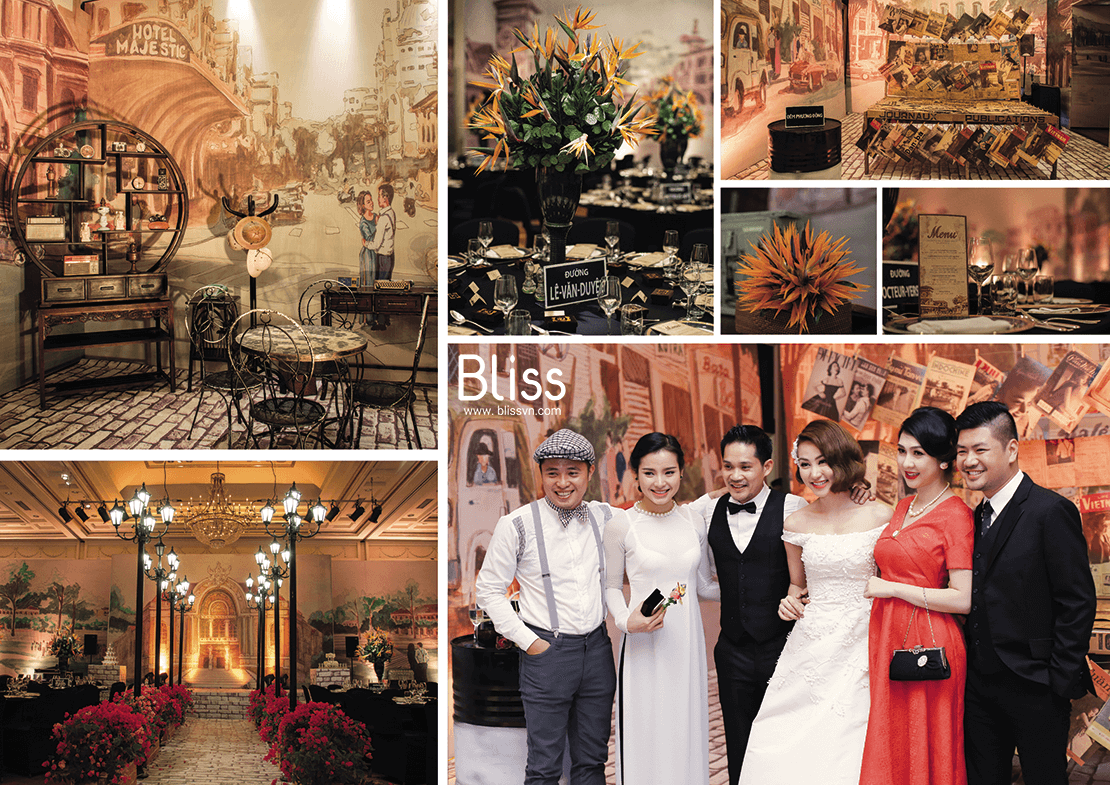 đám cưới ngân khánh đêm phương đông tại park hyatt saigon, bliss wedding planner việt nam