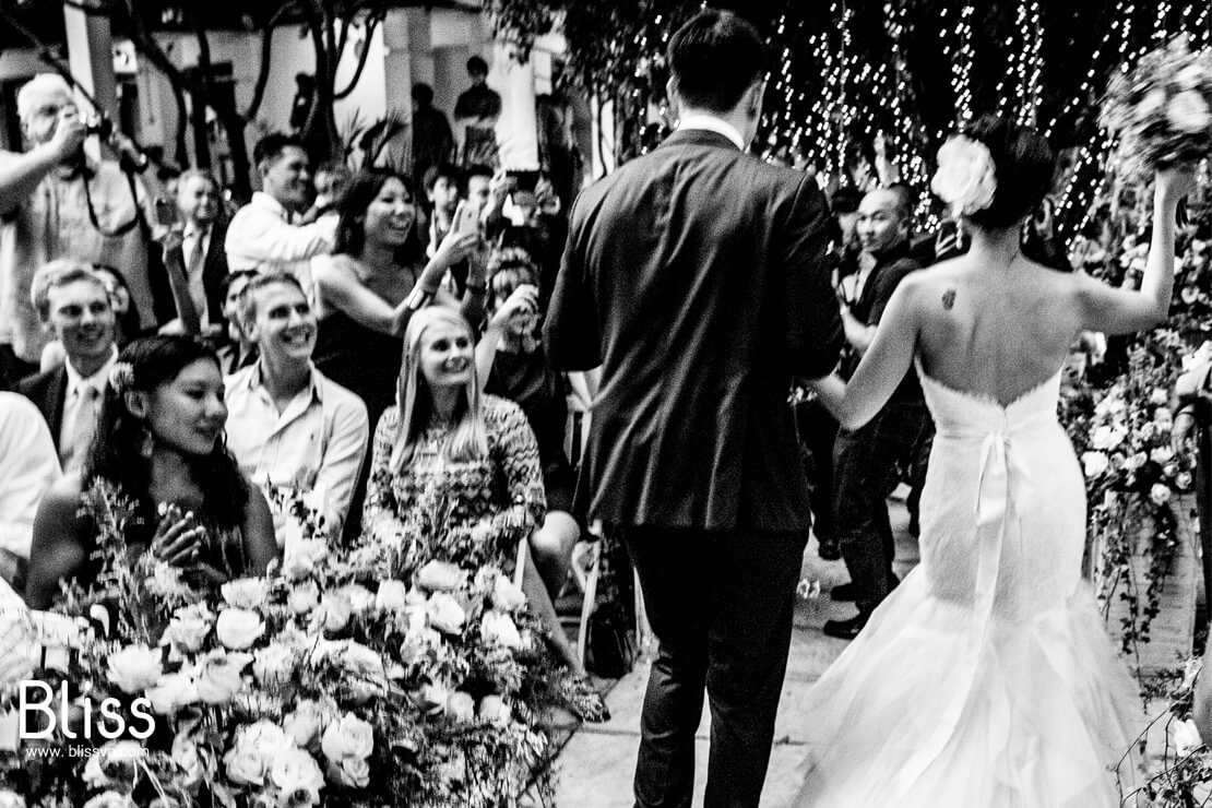 outdoor wedding ceremony in vietnam by bliss wedding planner vietnam