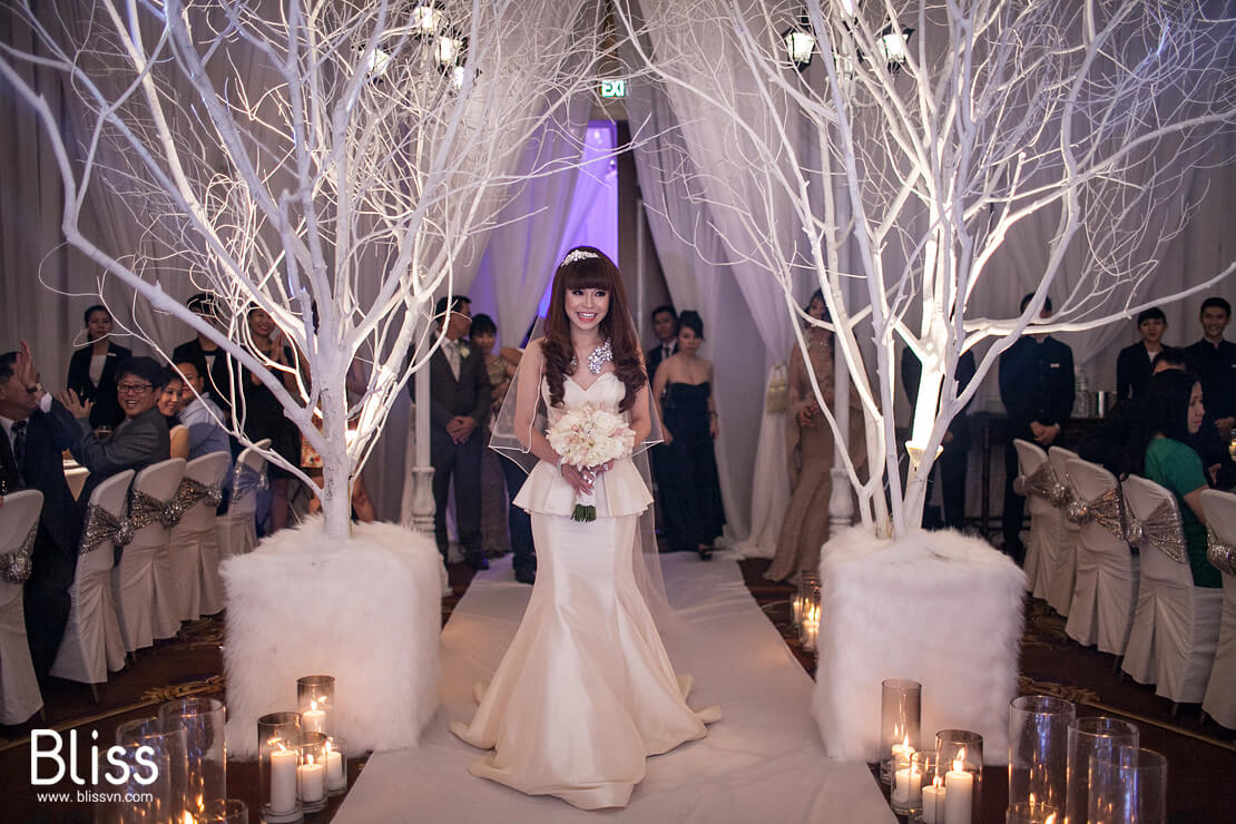 trang trí tiệc cưới mùa noel bliss wedding planner vietnam