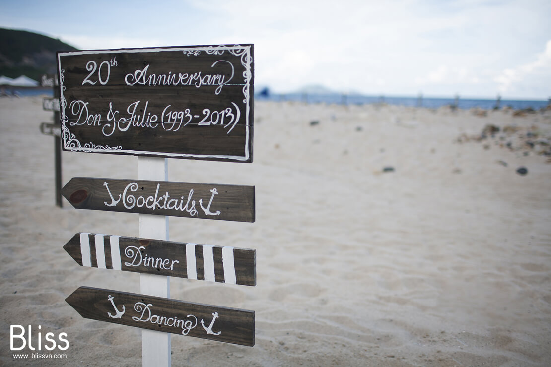 trang trí tiệc cưới bãi biển nha trang bliss wedding planner việt nam