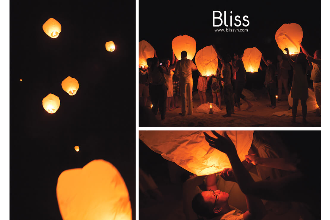 night beach wedding in mia resort nha trang by bliss wedding, trang trí tiệc cưới bãi biển mia resort nha trang bliss wedding planner việt nam