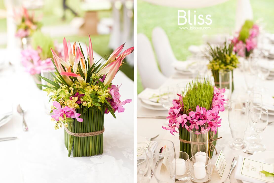 trang trí tiệc cưới bãi biển ngoài trời mũi né bliss wedding planner việt nam