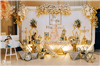 trang trí bàn gallery tiệc cưới tại adora luxury, bliss flower design, wedding gallery corner,