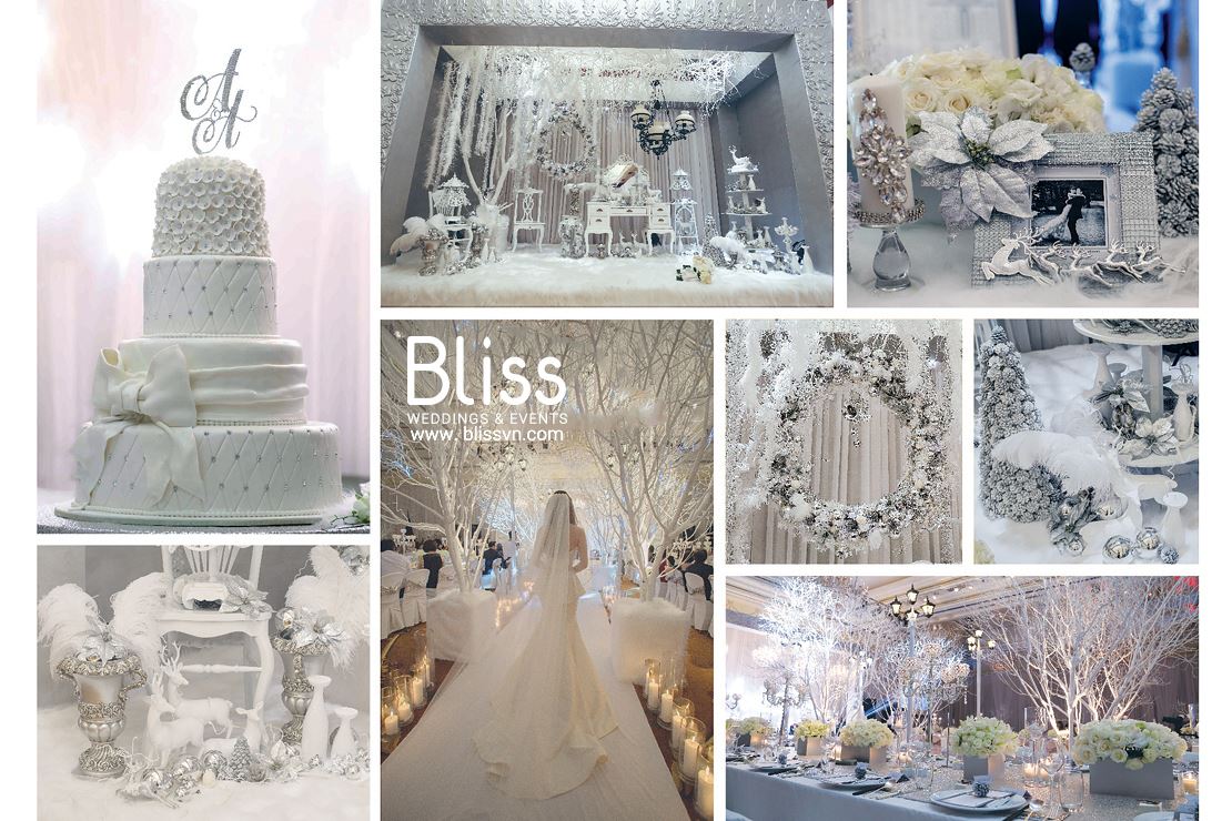 Lễ cưới mùa Giáng sinh của Bliss Wedding Planner