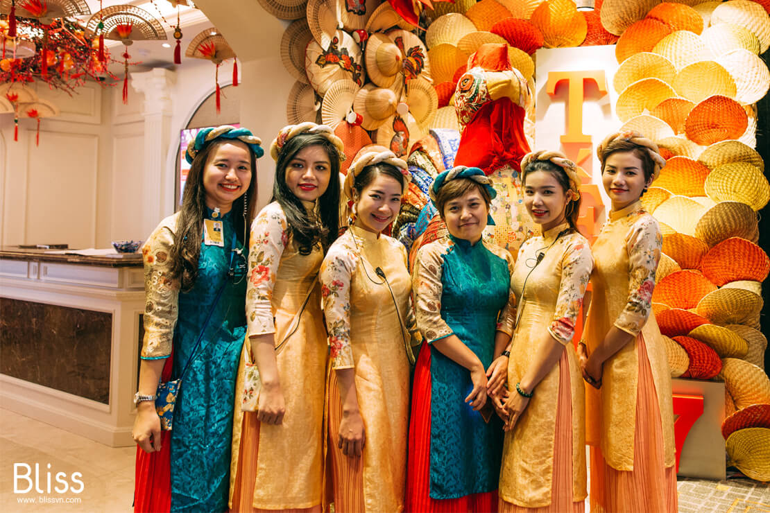 Lunar New Year decoration in Vietnam