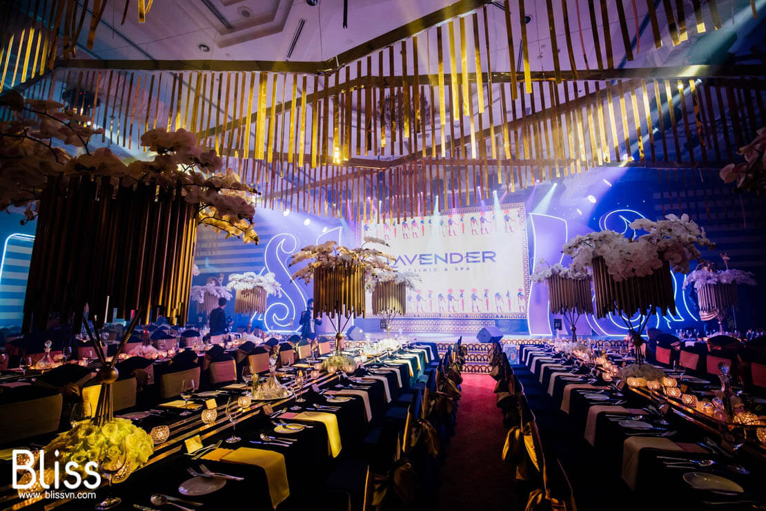Ballroom decoration with an event decoration company in Vietnam