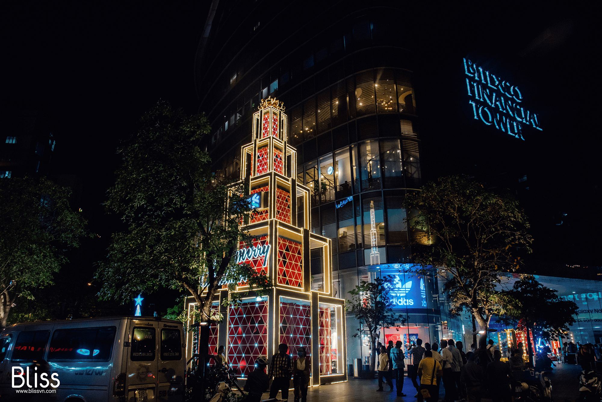 trang trí giáng sinh trung tâm thương mại, christmas decoration, bliss decor vietnam