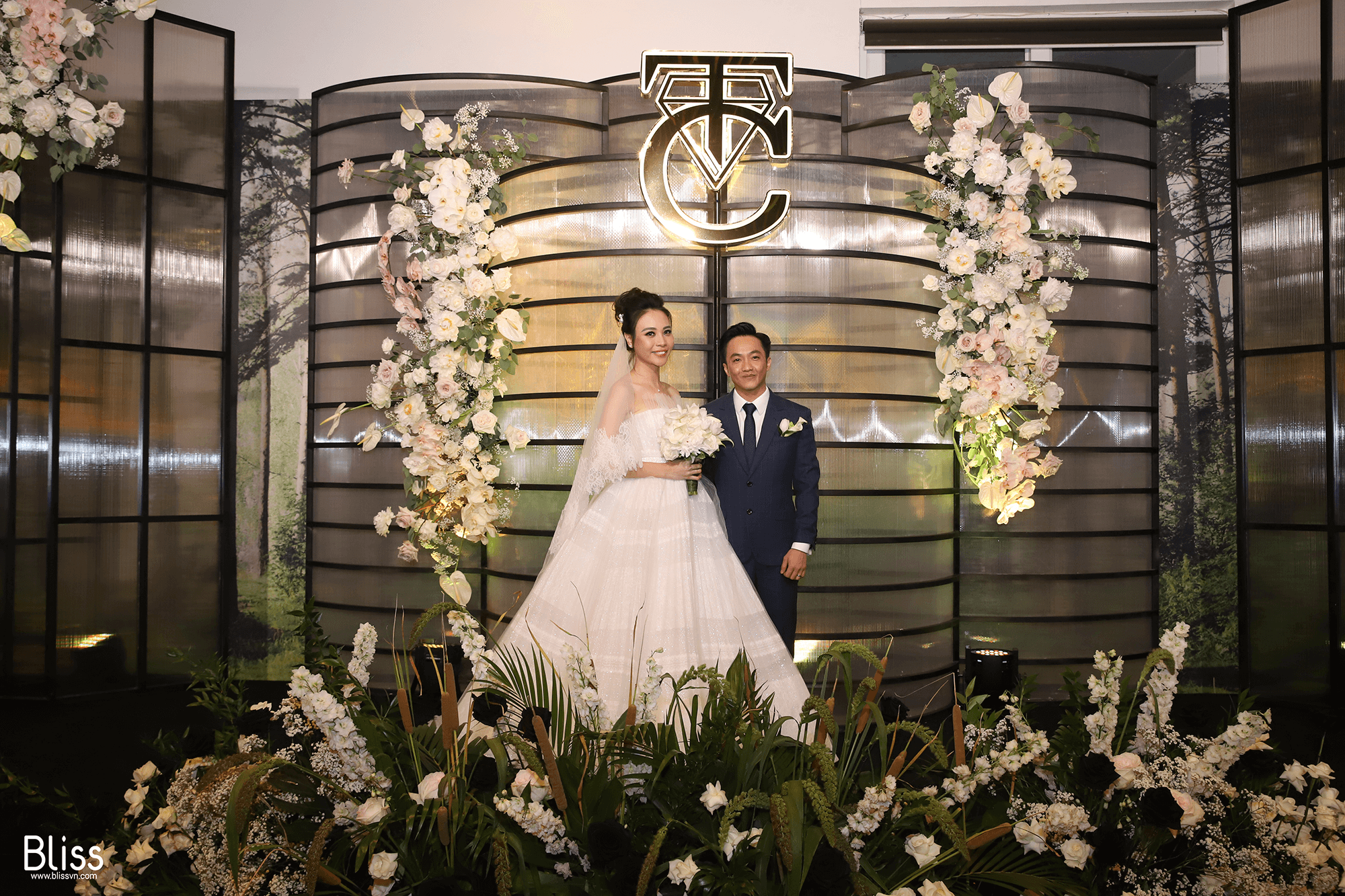 trang trí đám cưới Cường Đôla và Đàm Thu Trang - Bliss Wedding Planner Việt Nam