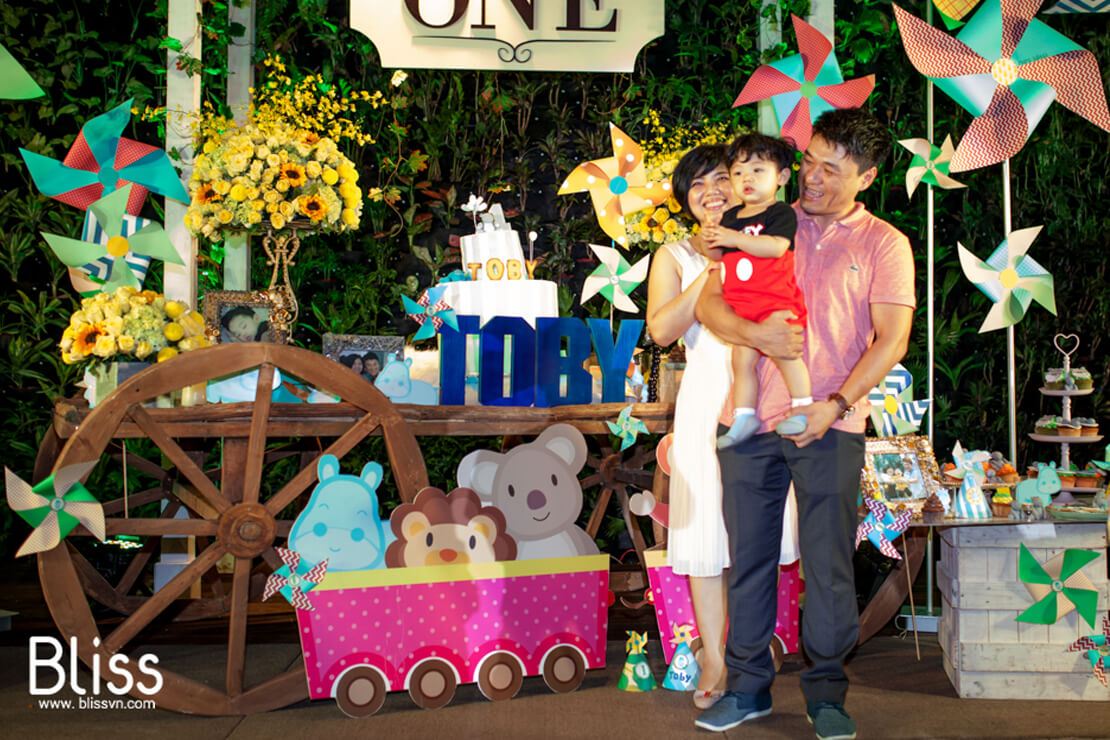 first birthday party in vietnam by bliss wedding and event planner vietnam