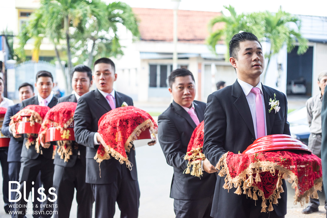 Vietnamese traditional wedding ceremony by bliss wedding in vietnam