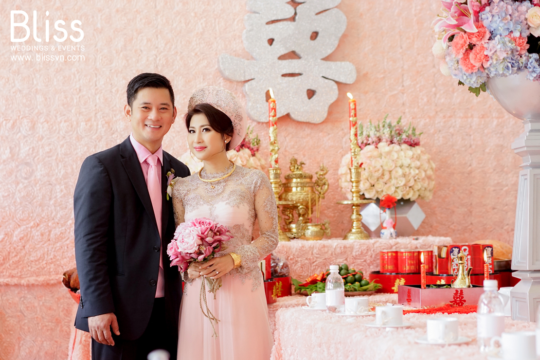 Vietnamese traditional wedding ceremony by bliss wedding in vietnam