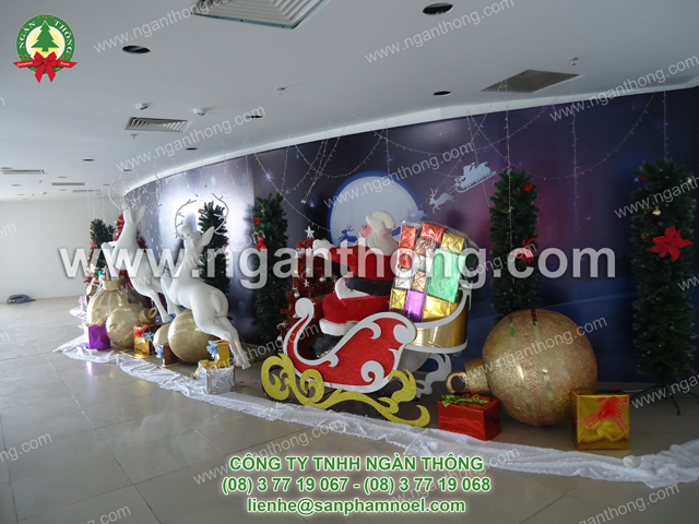 top đơn vị thiết kế và thi công trang trí Noel chuyên nghiệp tại Việt Nam 