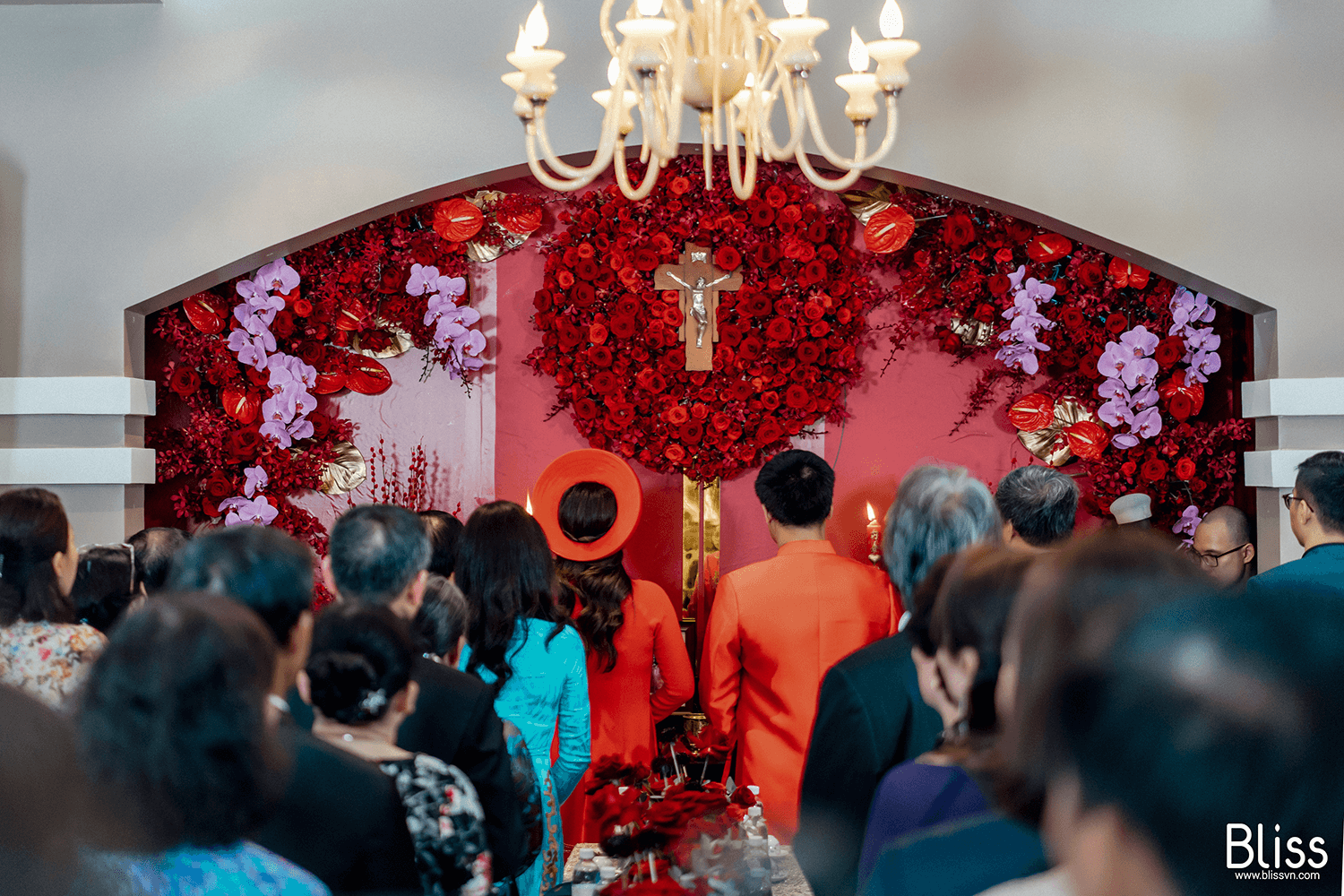 Altar Decoration for ancestral ceremony - Bliss wedding planner Vietnam